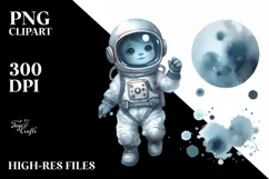 Vintage Astronaut Boy, Transparent PNG Product Image 3