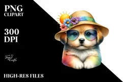 Colorful Puppy Sun es Clipart Product Image 3