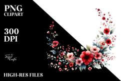 Washed Floral Frame Product Image 2