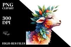 Vibrant Abstract Lamb PNG Product Image 2