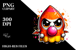Angry Mini Bubble Gum Monster , PNG Product Image 2