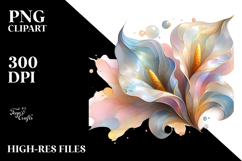 Abstract Calla Lily, Transparent PNG Product Image 2