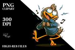 Playful Bird Dancing.png Product Image 2