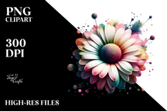 Daisy Watercolor Flower PNG Product Image 2