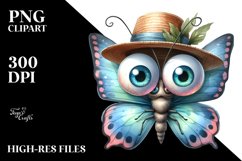 Expressive Butterfly Clipart Product Image 3