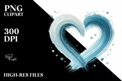 Vintage Heart Art, PNG Product Image 2