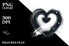 Paint Brush Style Heart Product Image 2