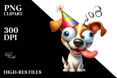 Funny Baby Squirrel with Party Hat, Transparent PNG Product Image 2