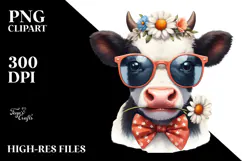 Funny Baby Cow, PNG Product Image 2