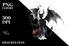 Simple Haloween Demon PNG Product Image 2
