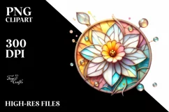 Detailed Iris Made of Stained , Transparent PNG Product Image 3