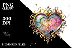 Colorful Heartglass, High-Res PNG Product Image 2