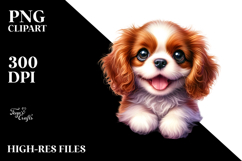 Baby Cavalier King Charles Spaniel PNG Product Image 2