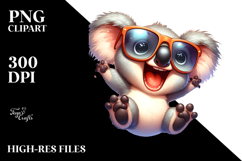 Silly Cartoon Koala with Oversized Sunglasses Product Image 2