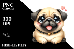 Cute Pug PNG Product Image 2