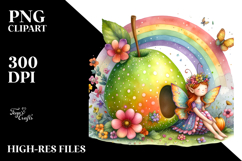 Fruit Fairy House Watercolor Product Image 2