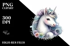 Baby Unicorn, High-Res PNG Product Image 3