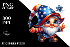 Dancing Gnome with Vintage Vibe, Transparent PNG Product Image 2