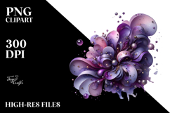 Abstract Violet PNG Product Image 2