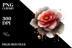 Abstract Begonia PNG Product Image 2