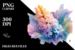 Abstract Glossy -like Peony PNG Product Image 2
