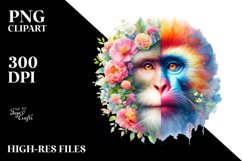 Pastel Monkey Flowers | Clipart Product Image 3