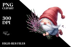 Floating Gnome Heather PNG Product Image 2