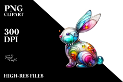 Colorful Bunny Made of PNG Product Image 2