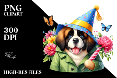 Happy Saint Bernard Caricature Product Image 2