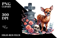 Simple Watercolor Baby Elk, 20 oz Tumbler Product Image 2