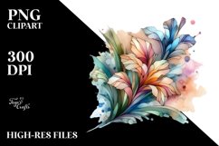 Abstract Small Stained Gladiolus PNG Product Image 1