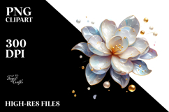 Abstract Gardenia PNG Product Image 2