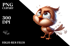 Ridiculously Cute Bird PNG Product Image 2