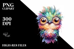 Colorful Cute Eyes and Hair | Watercolor Splash Product Image 3