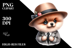 Watercolor Pomeranian with Big Eyes Product Image 2