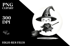 Funny Witch Image PNG Product Image 2