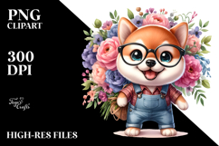 Excited Shiba Inu with es Product Image 2