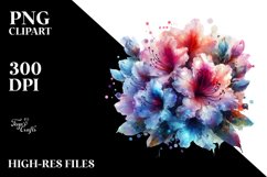 Abstract Glossy Rhododendron | Clipart Product Image 3