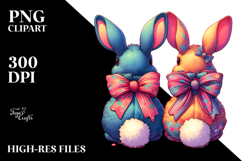 Colorful Stylized Bunnies Product Image 2