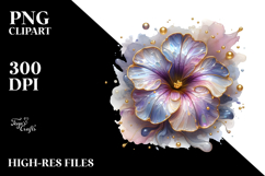 Abstract Petunia, Watercolor PNG Product Image 2