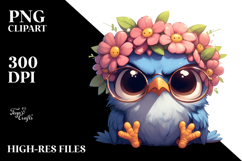 Mock Serious Bird PNG Product Image 2
