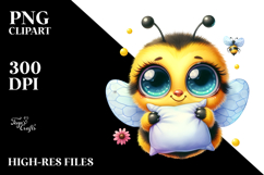 Vibrant Baby Bee PNG Product Image 2