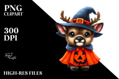 Cute Baby Elk for Halloween PNG Product Image 2