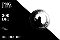 Digital Painting Black Cat Product Image 2