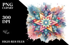 Colorful Abstract Star Clipart Product Image 2