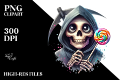 Funny Grim Reaper Design, High-Res PNG Product Image 2