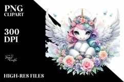 Baby Unicorn, High-Res PNG Product Image 1