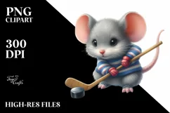 Cute Baby Squirrel Phishing Road | Sublimation Clipart Product Image 3
