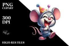 Goofy Cartoon Mouse PNG Product Image 2