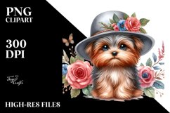 Funny Baby Yorkipoo Clipart Product Image 1